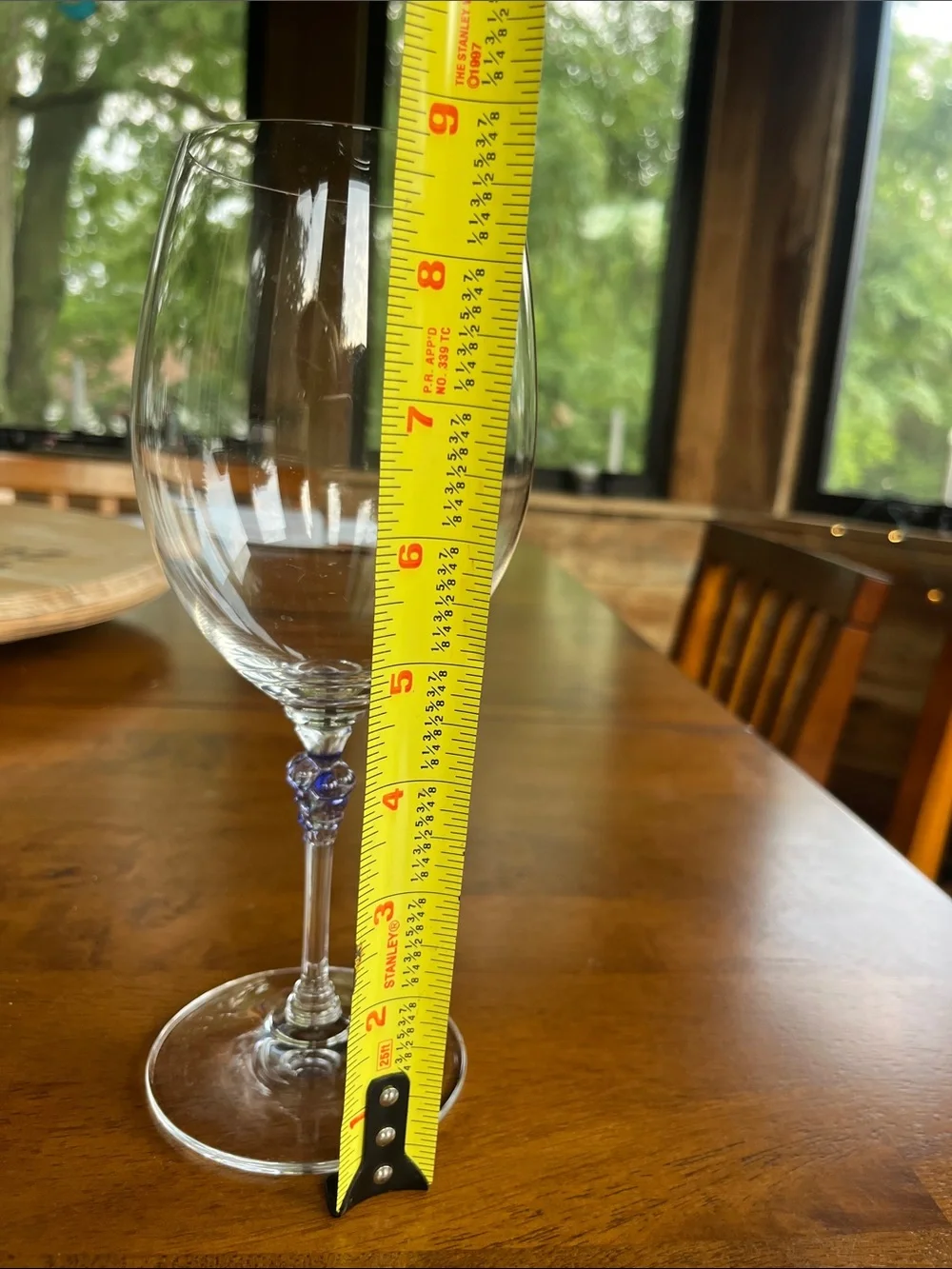 Mikasa “Chablis” crystal red wine glasse